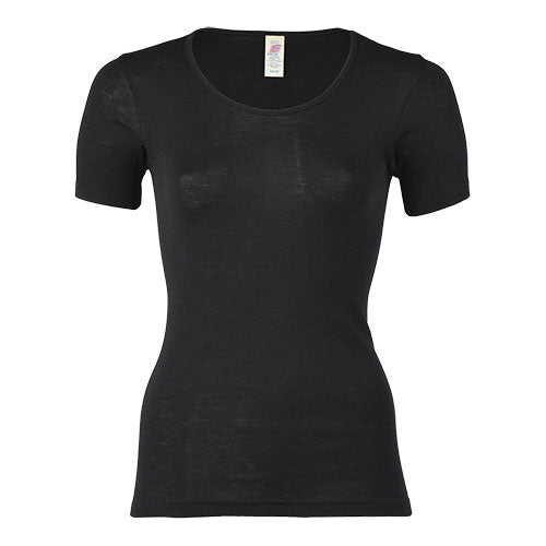 T-shirt, black, str. 34/36 fra Engel Natur