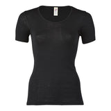 T-shirt, black, str. 34/36 fra Engel Natur
