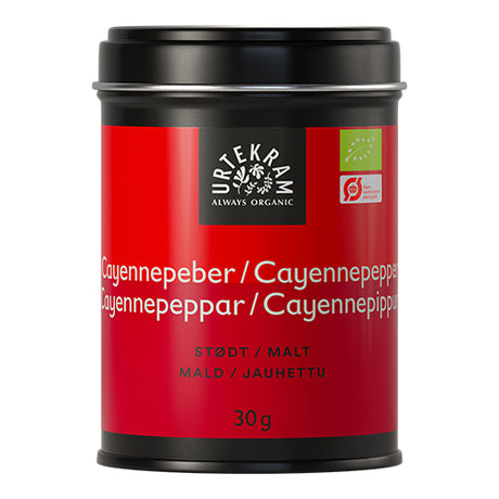 Cayennepeber Ø fra Urtekram