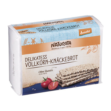Knækbrød fuldkorn Ø Demeter fra Naturata