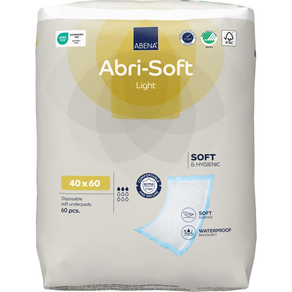 ABENA Abri-Soft Light Underlag 60x40cm
