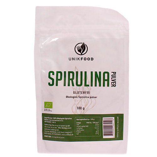 Spirulina pulver Ø fra Unikfood