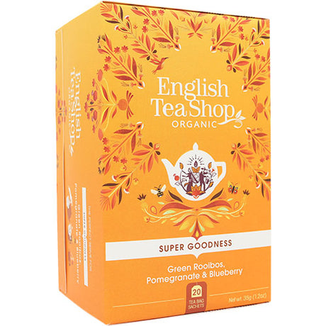 Green te Ø Rooibos, Pomegranate & Blueberry fra English Tea Shop