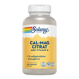 Cal-Mag Citrat med vitamin D fra Solaray