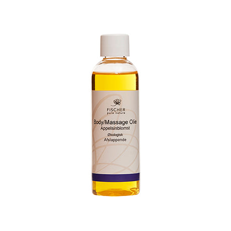 Massageolie Appelsinblomst øko fra Fischer Pure Nature