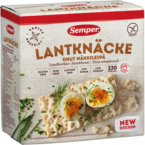 Knækbrød land glutenfri Semper fra Semper