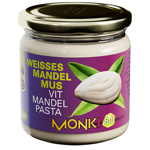 Monki Mandelsmør Hvid Økologisk | 330 g