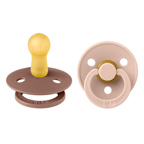 BIBS Colour Latex Size 2 Woodchuck/Blush 2 PACK fra BIBS