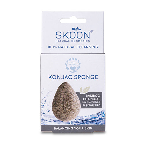 Konjak svamp Bamboo charcoal fra Skoon