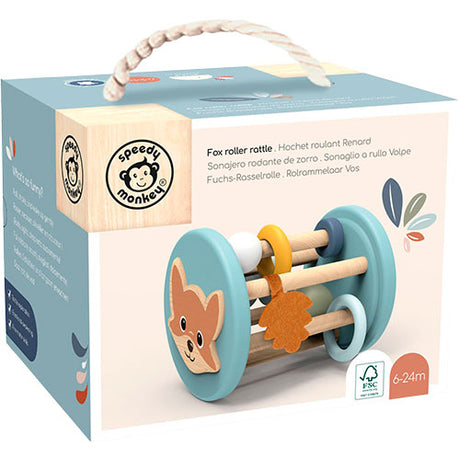 Speed Monkey Fox Roller Rattle, 6-24 mdr. fra Speedy Monkey
