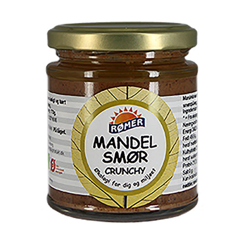 Mandelsmør crunchy glutenfri Ø fra Rømer