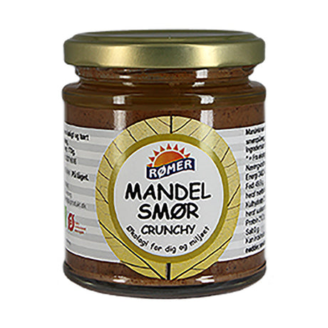 Mandelsmør crunchy glutenfri Ø fra Rømer
