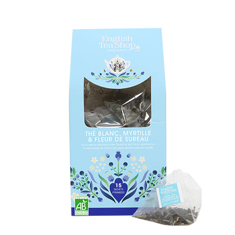White Tea, Blueberry & Elderflower Tea Ø fra English Tea Shop