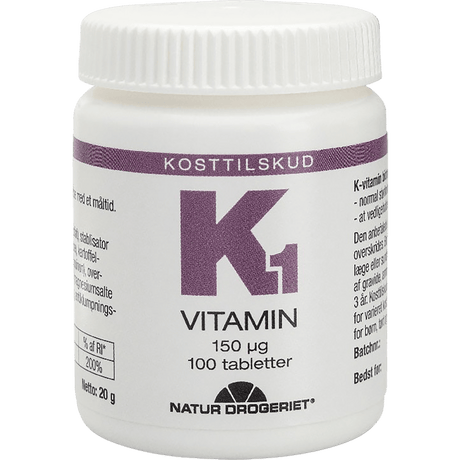 Natur-Drogeriet K1-vitamin 150 mcg | 100 tabletter