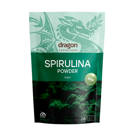 Dragon Superfoods Spirulina Pulver Økologisk | 200 g