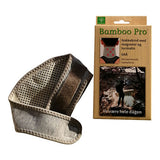 Nakkebind Grå m. magneter og turmalin fra Bamboo Pro