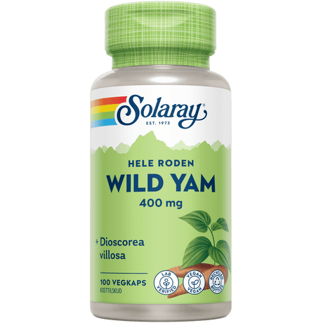 Solaray Wild Yam Root | 100 kapsler