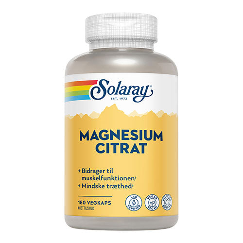 Magnesium Citrat fra Solaray