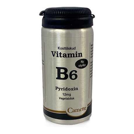B6 vitamin pyridoxin 12mg fra Camette