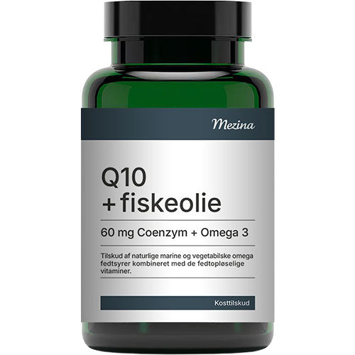 Mezina Q10 + Fiskeolie fra Mezina