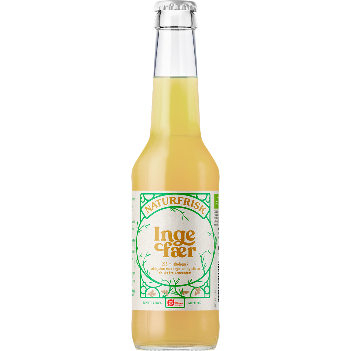 Naturfrisk Ingefær Juice Økologisk | 275 ml fra Naturfrisk