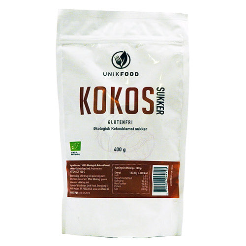Kokosblomstsukker Ø fra Unikfood