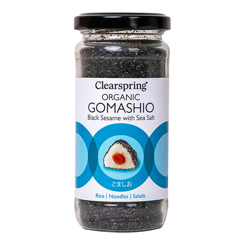 Gomasio sort sesam m. havsalt Ø fra Clearspring