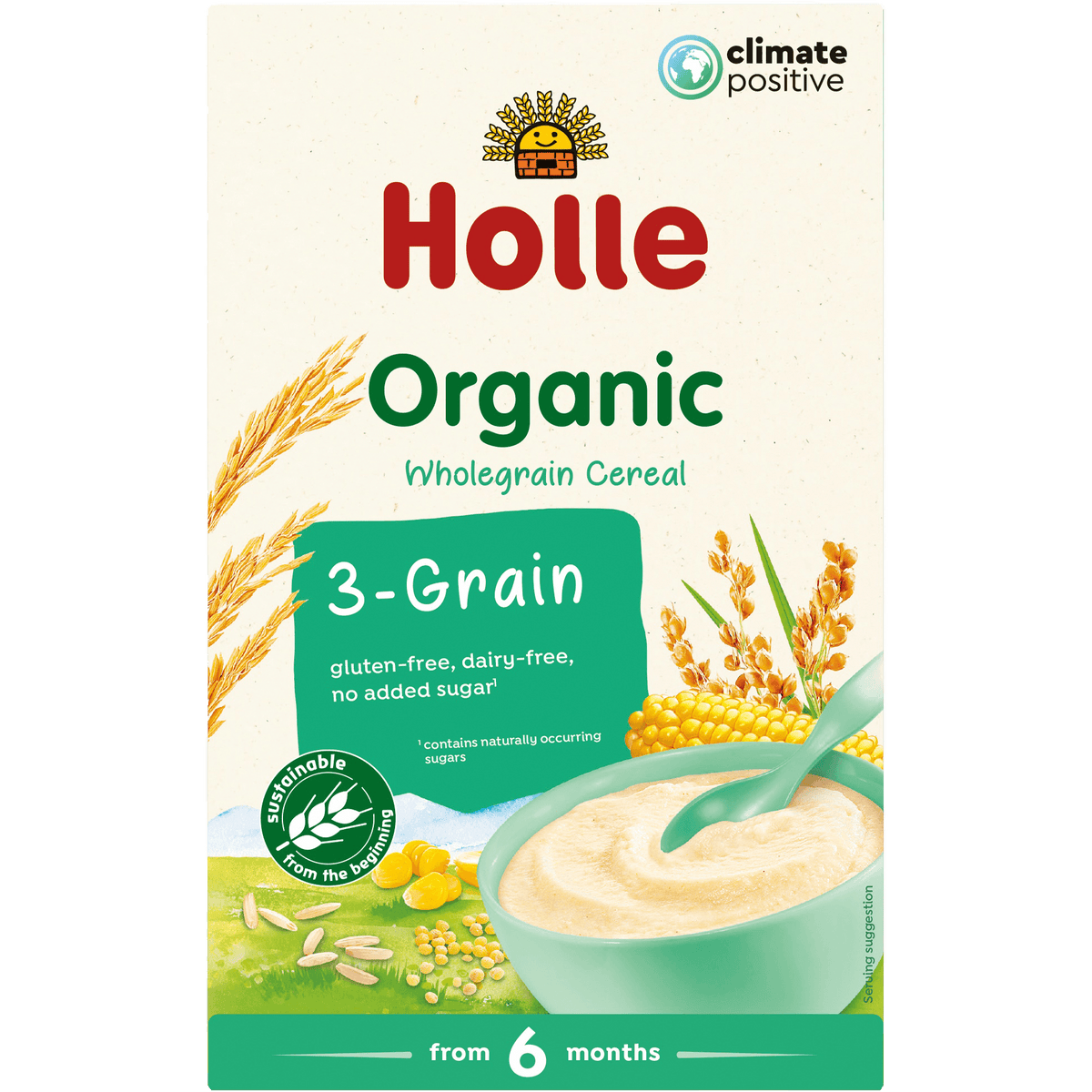 Holle 3-kornsgrød Økologisk | 250 g fra Holle