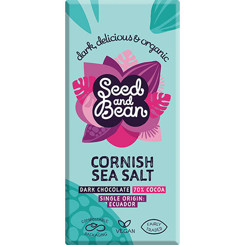 Mørk Chokolade 70% Havsalt Ø fra Seed & Bean