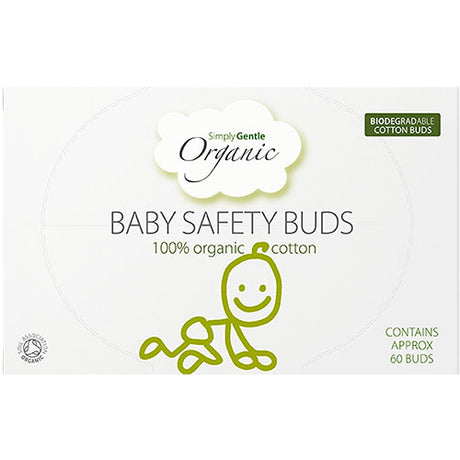 Vatpinde t. baby øko bomuld 60 stk fra Simply Gentle