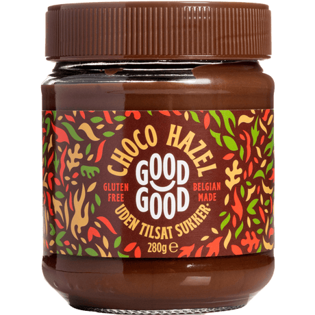 Good Good Choko Hasselnøddecreme M. Stevia | 280 g fra Good Good