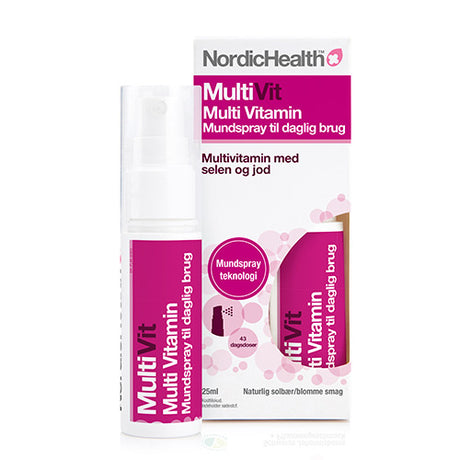 Multi Vitamin mund spray fra NordicHealth