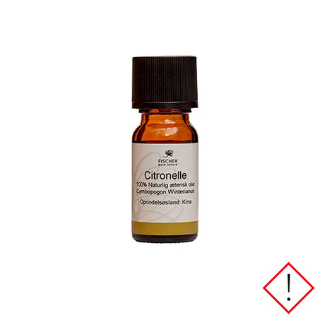 Citronelleolie æterisk fra Fischer Pure Nature