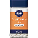 Livol D3  Vitamin  10 µg fra Livol