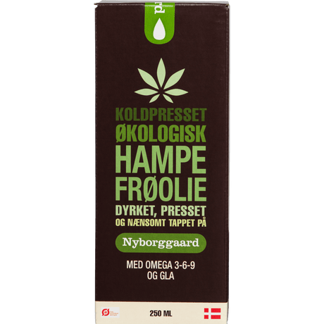 Nyborggaard Hampefrøolie Økologisk | 250 ml fra Nyborggaard
