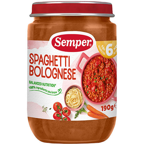 Spaghetti Bolognese fra 6 mdr. fra Semper