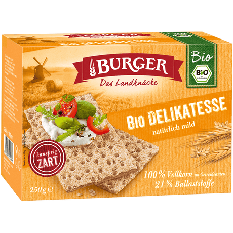 Burger Knækbrød Økologisk | Fuldkorn