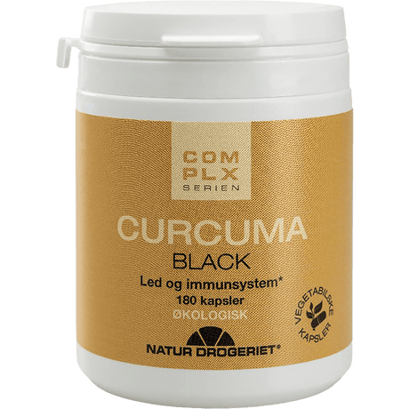Natur-Drogeriet Curcuma Black Økologisk | 180 kapsler