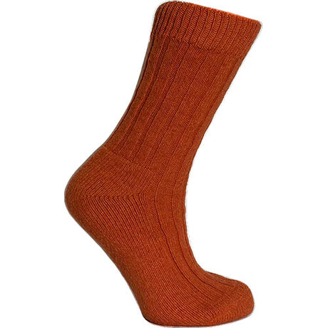 Merinostrømper Orange str. 39/42 fra Clemente