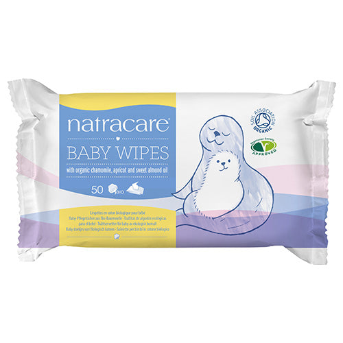 Natracare baby vådservietter 50 stk fra Natracare
