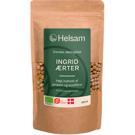 Helsam Ingrid ærter økologisk - 300 g | Hele ærter