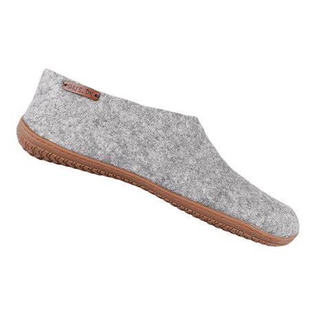 SHU`S hjemmesko med gummi sål - Light grey 40 fra SHUS