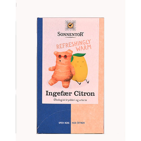 Ingefær Citron te Ø Sonnentor fra Sonnentor