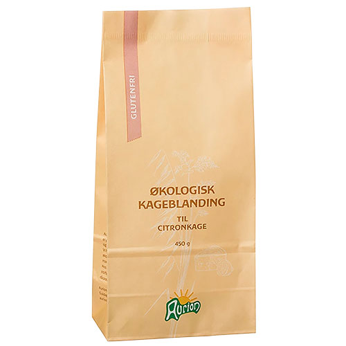 Citronkageblanding glutenfri Ø fra Aurion
