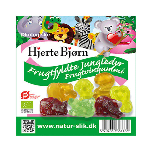 Frugtfyldte jungledyr Ø fra Hjerte Bjørn