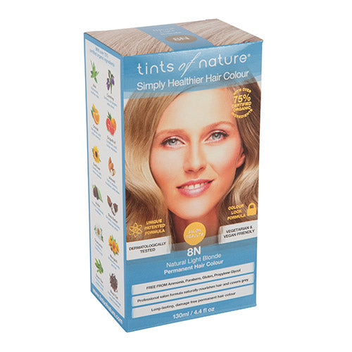 Hårfarve 8N Light Blonde fra Tints of nature