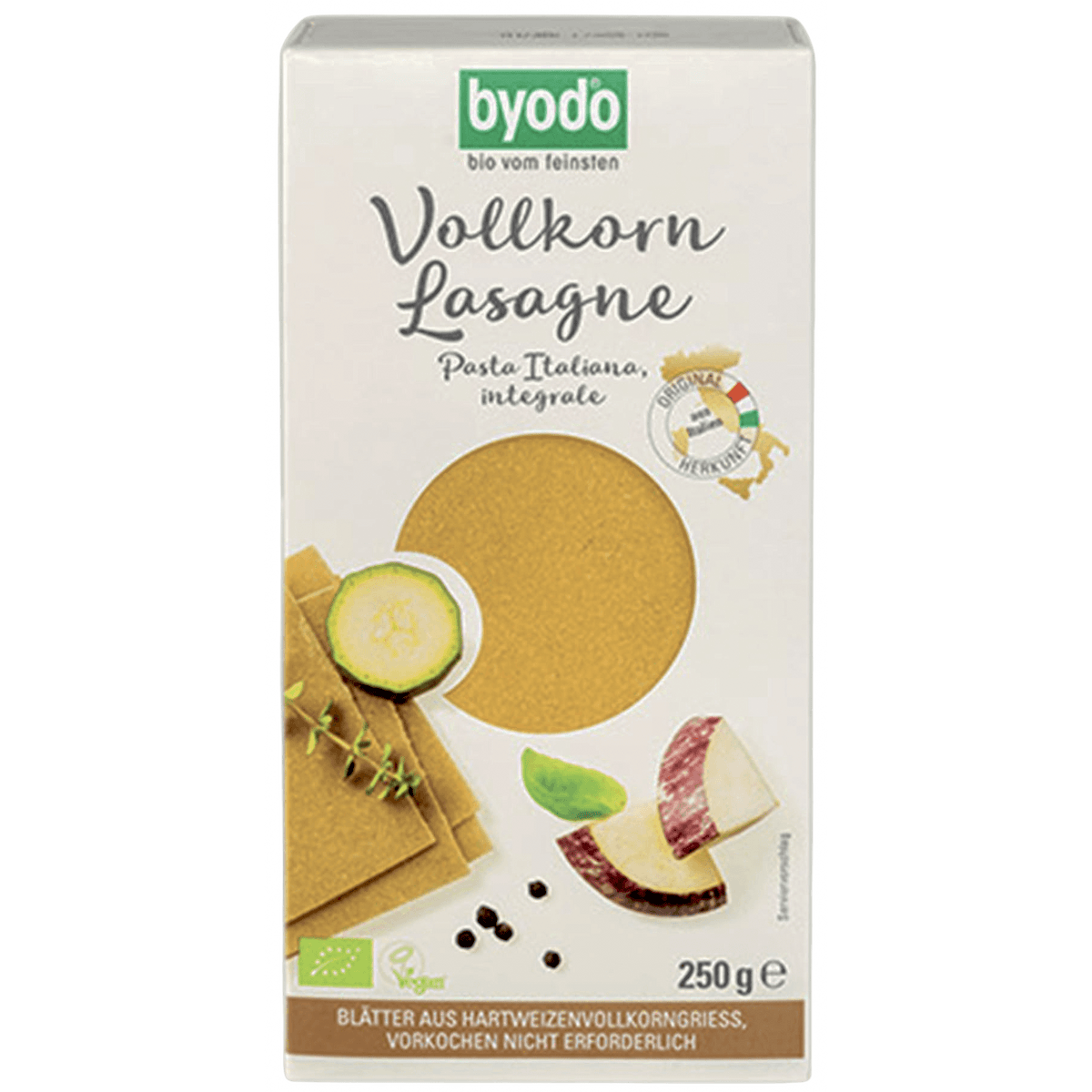 Byodo Økologisk Fuldkorn Lasagne | 250 g