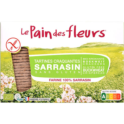 Knækbrød boghvede glutenfri Ø fra Le pain des fleurs