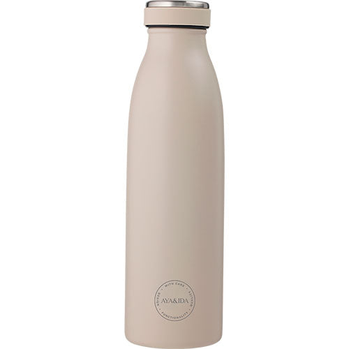 Drinking Bottle 500ml Cream Beige fra AYA&IDA