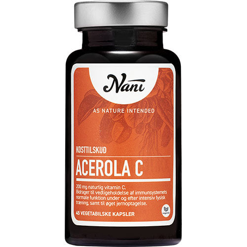Nani Acerola C-vitamin | 45 kapsler fra Nani